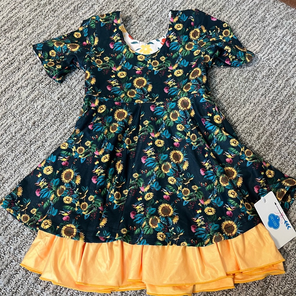 Beautiful sunflower dress